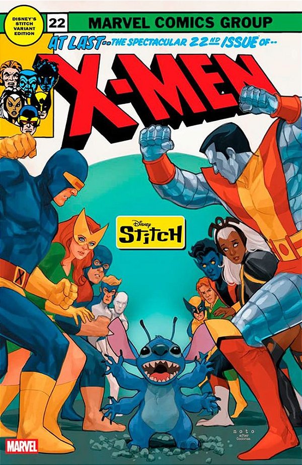 Livro Os Fabulosos X-Men (2025) 04 - Capa Variante Stitch