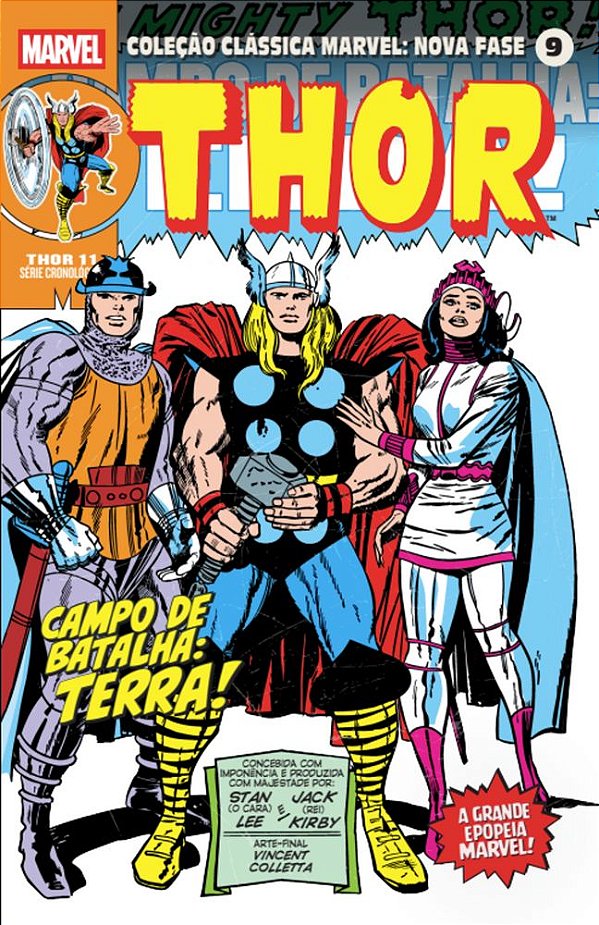 Livro Coleção clássica marvel: nova fase vol. 09 - thor 11 - ca...