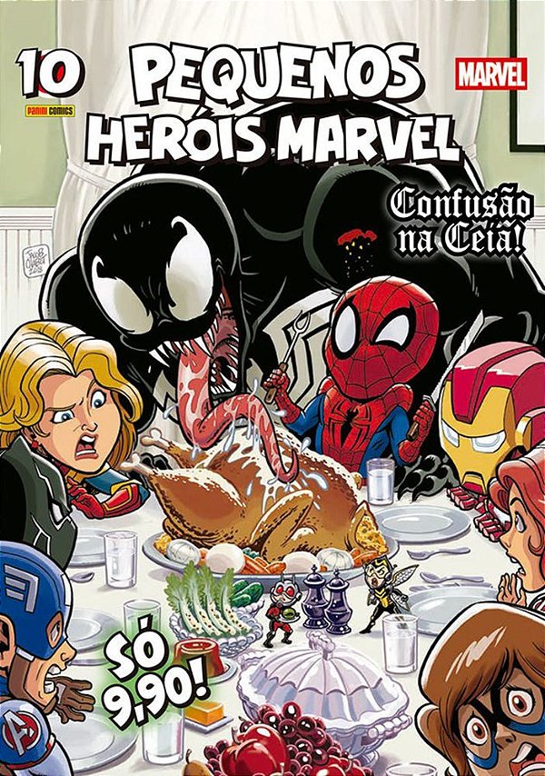 Livro Pequenos Heróis Marvel 10