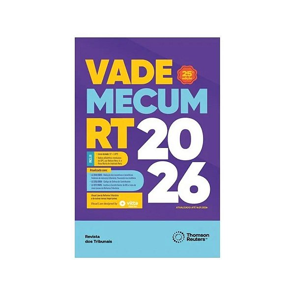 Livro Vade Mecum Rt - 2026