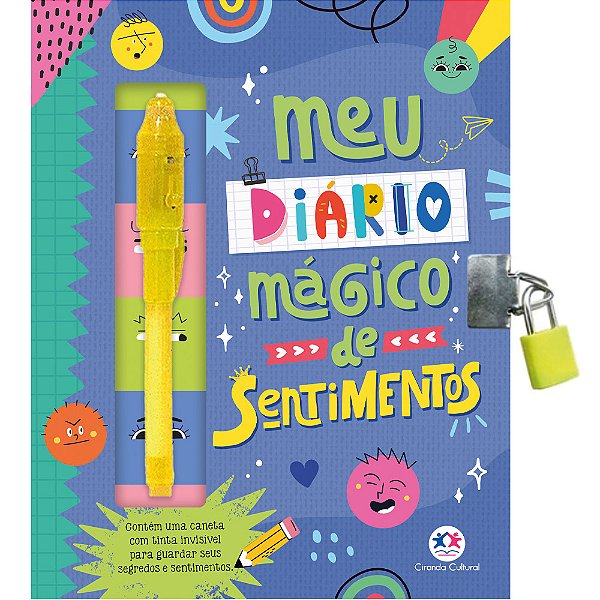 Livro Meu diário mágico de sentimentos