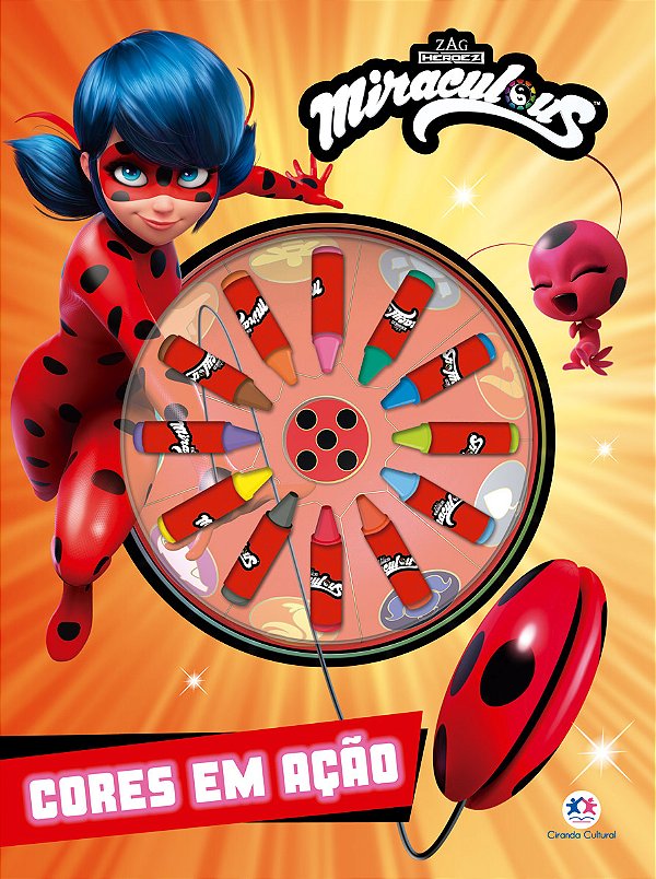 Livro Ladybug - Cores e ação