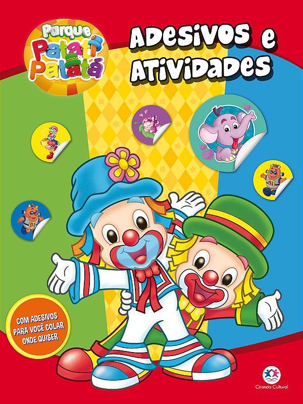 Livro Patati Patatá - Adesivos e atividades