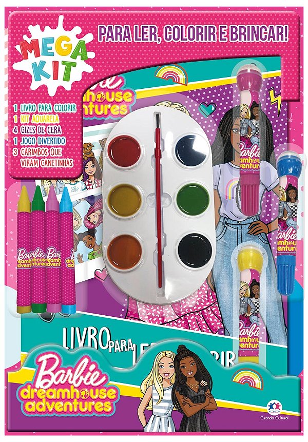 Livro Barbie - Ler, colorir e brincar