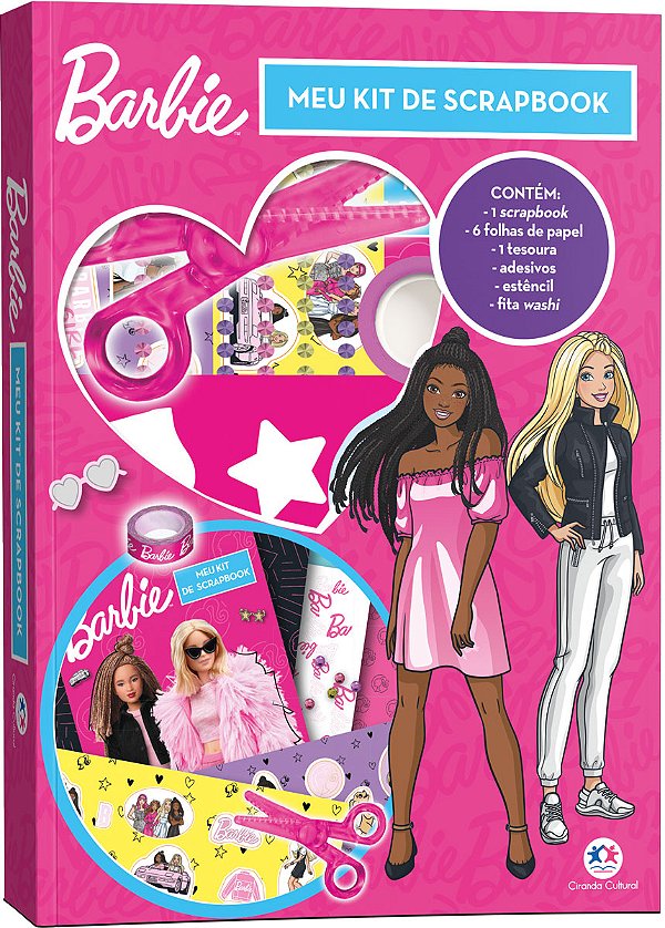Livro Barbie - Meu kit de scrapbook