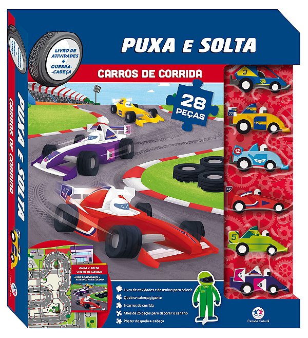 Livro Carros de corrida