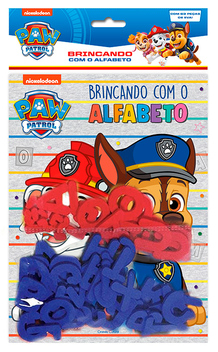 Livro Patrulha Canina - Brincando com o alfabeto
