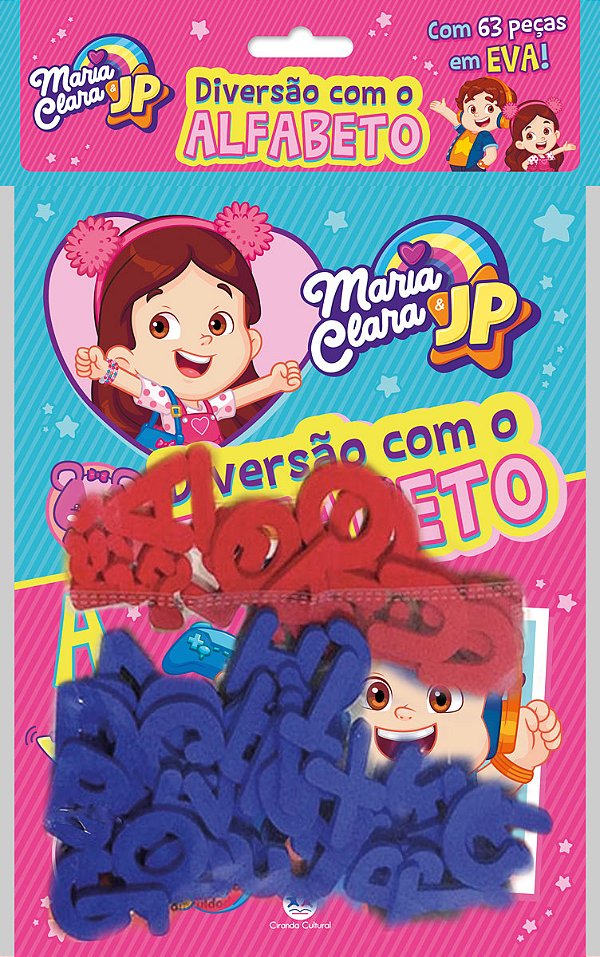 Livro Maria Clara e JP - Diversão com o alfabeto