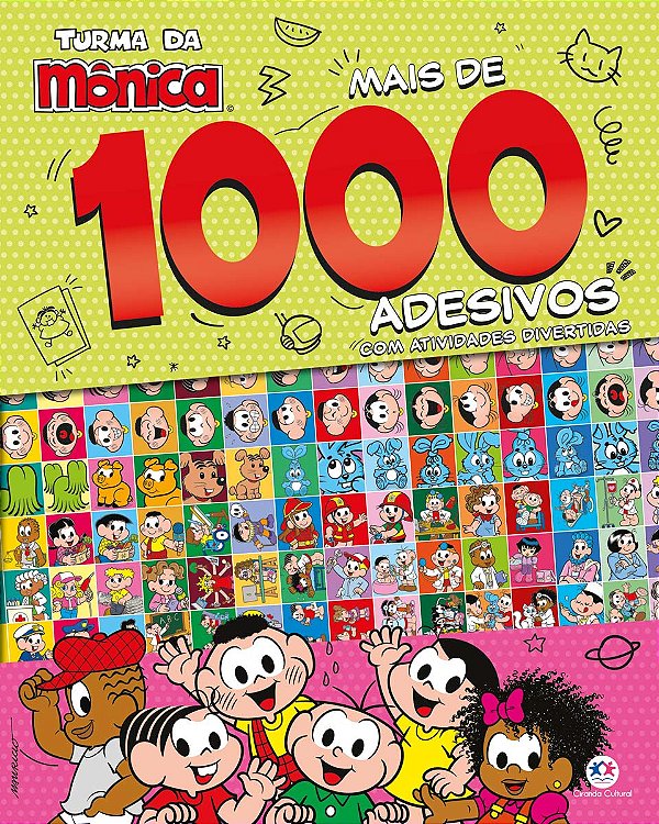 Livro Turma da Mônica - Mais de 1000 adesivos