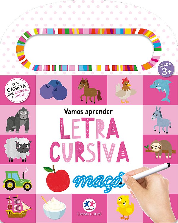 Livro Vamos aprender letra cursiva