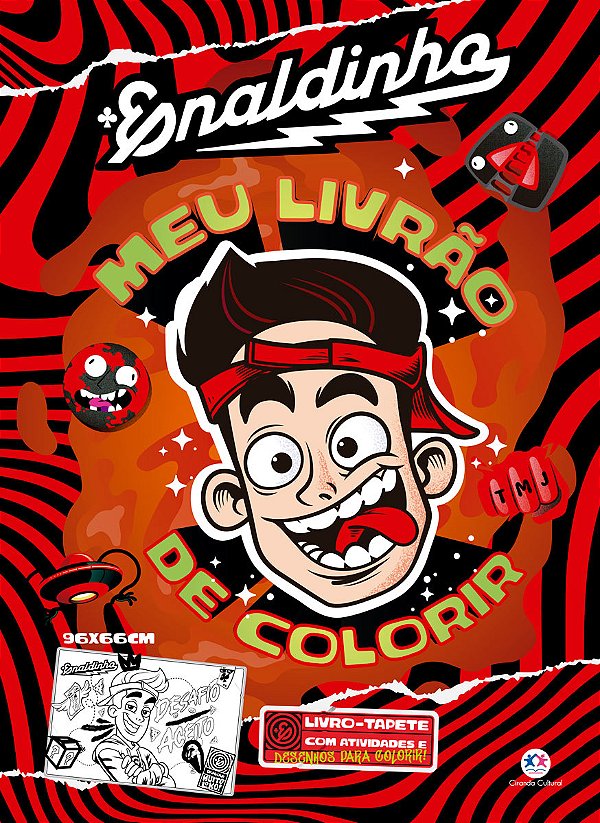 Livro Enaldinho - Meu livrão de colorir