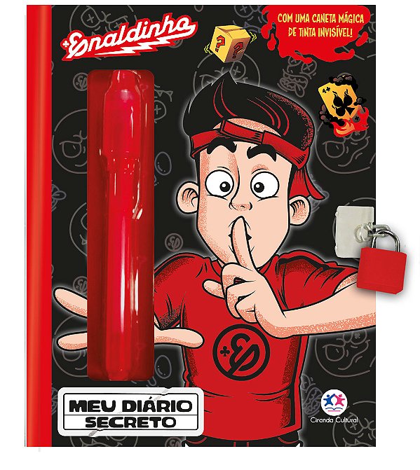 Livro Enaldinho - Diário secreto: Com caneta especial