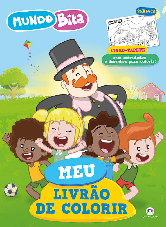 Livro Mundo Bita - Meu livrão de colorir