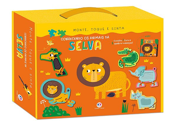 Livro Conhecendo os animais da selva