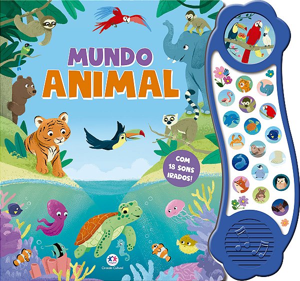 Livro Mundo Animal com Sons Irados
