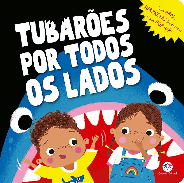 Livro Tubarões por todos os lados