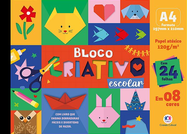 Livro Bloco criativo escolar