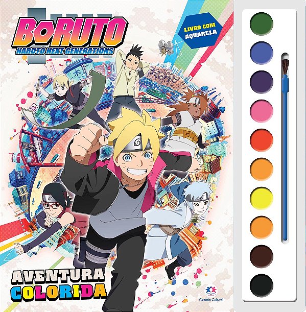 Livro Boruto - Aventura Colorida