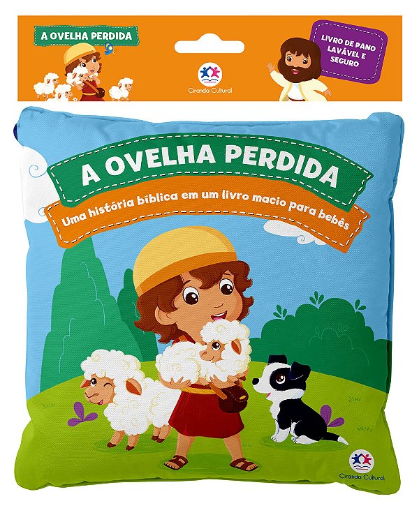 Livro A ovelha perdida - Meu livro de pano