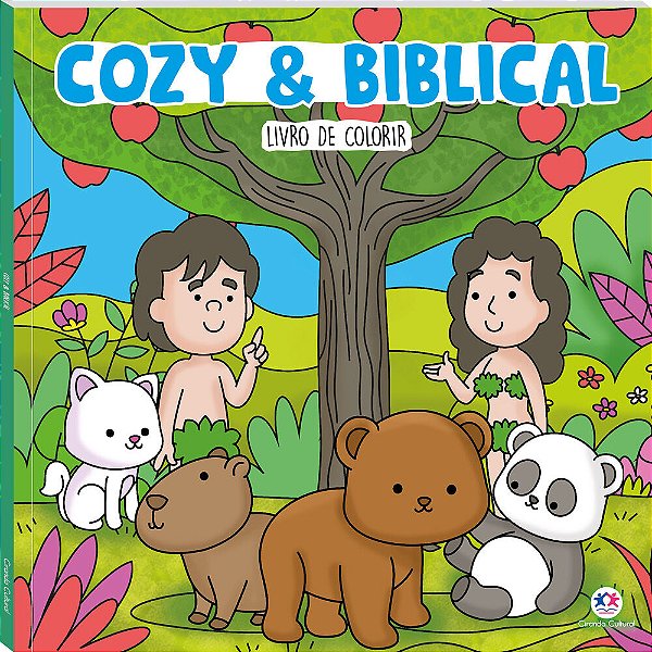 Livro Cozy and Biblical - Livro de Colorir