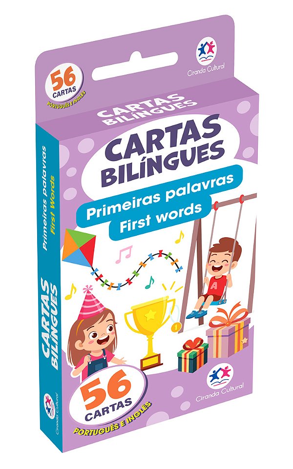 Livro Flash Cards Cartas Bilíngues - Primeiras Palavras - First...