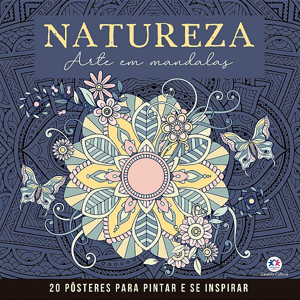 Livro Natureza - Mandalas para Pintar e se Inspirar