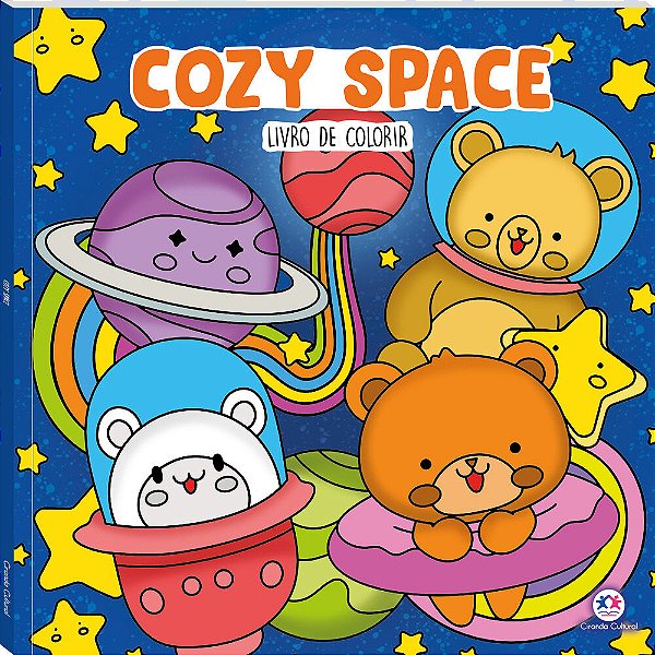 Livro Cozy Space - Livro de Colorir