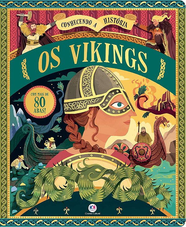 Livro Os Vikings - Conhecendo a História com abas