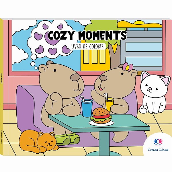 Livro Cozy Moments - Livro de Colorir