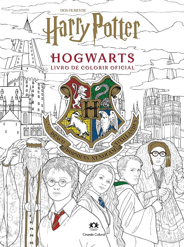 Livro Harry Potter Casas de Hogwart: Livro de Colorir Oficial