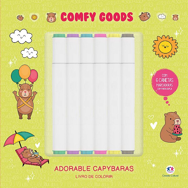 Livro Adorable Capybaras