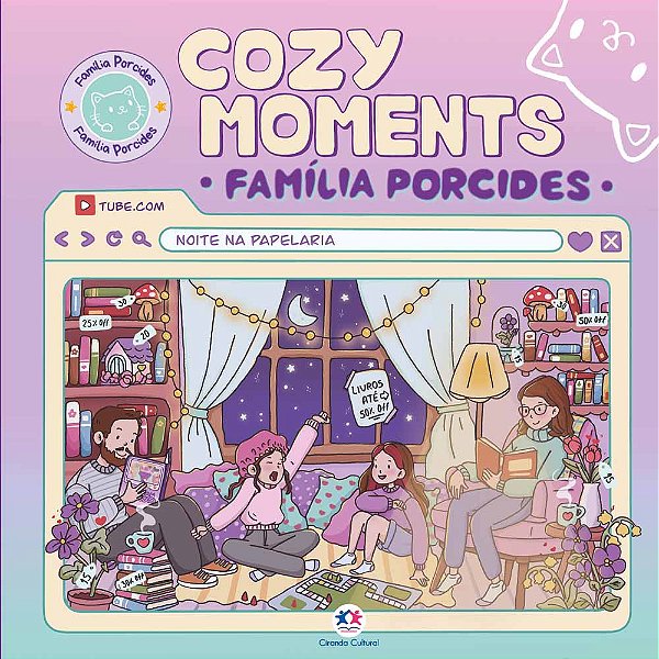 Livro Família Porcides - Cozy moments