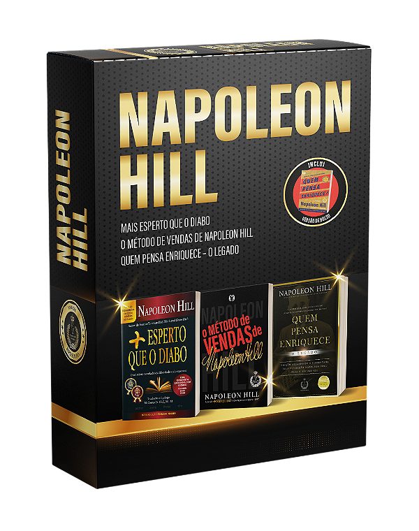 Livro Box Napoleon Hill - Sucesso e abundância: Mais Esperto qu...