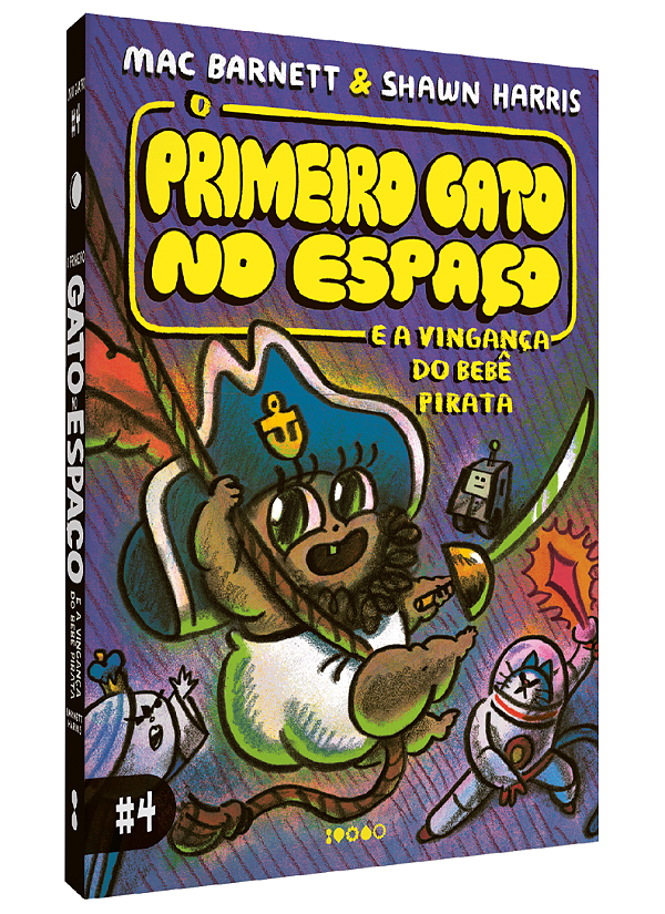 Livro O primeiro gato no espaço e a vingança do bebê pirata