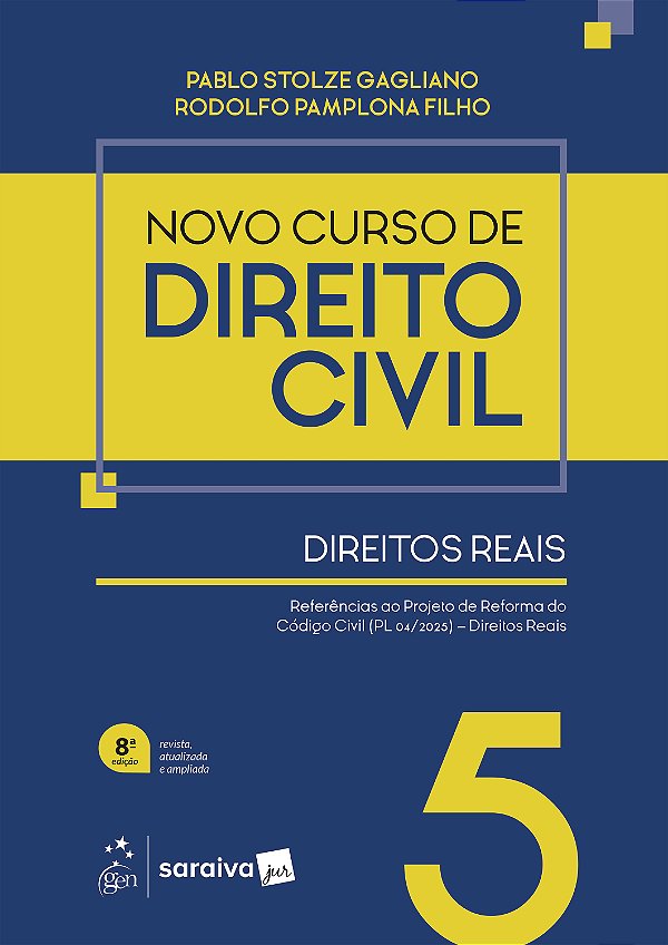 Livro Novo Curso de Direito Civil - Vol. 5 - Direitos Reais - 8...
