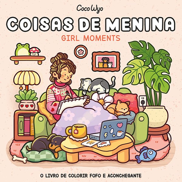 Livro Coisas De Menina (Girl Moments) – Livro De Colorir Coco W...