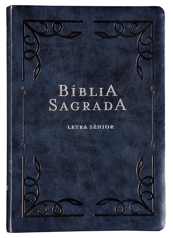 Livro Bíblia Nvi, Letra Sênior, Couro-Soft Azul, Leitura Perfei...