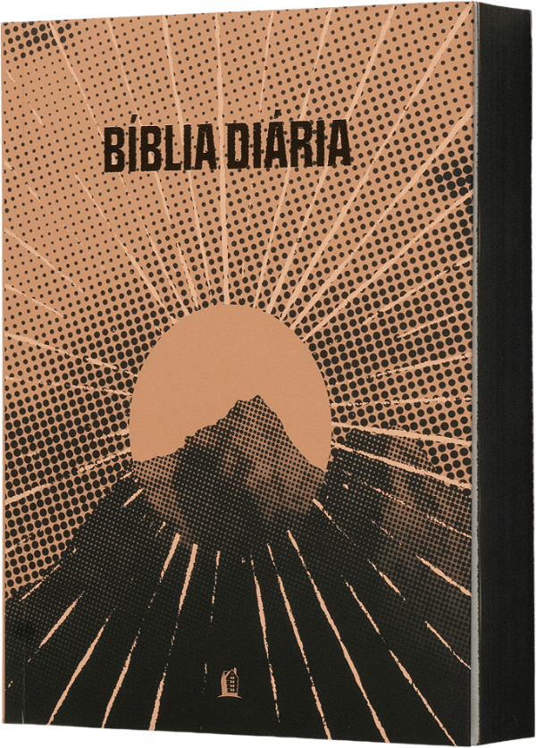 Livro Bíblia Diária, Nvi, Brochura, Capa Montanha, Leitura Perf...