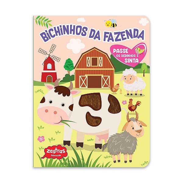 Livro Bichinhos Da Fazenda - Passe Os Dedinhos E Sinta - (Zt Ca...