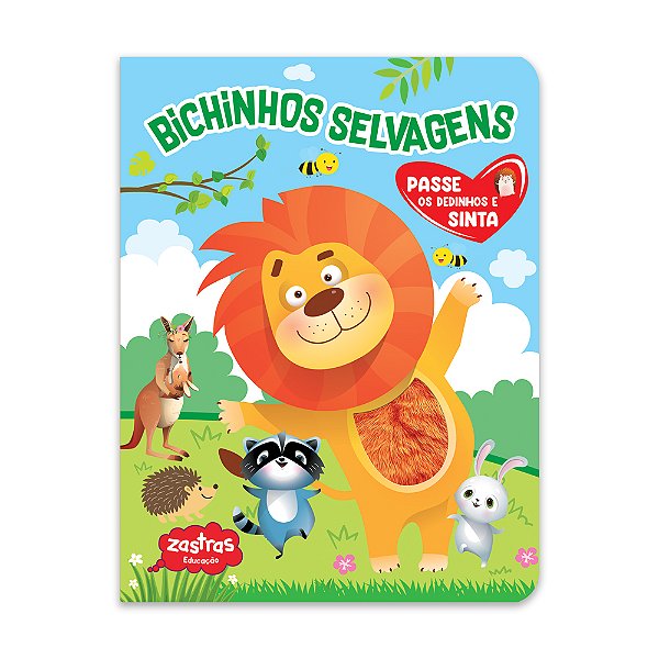 Livro Passe Os Dedinhos E Sinta - Bichinhos Selvagens - (Zt Cat...