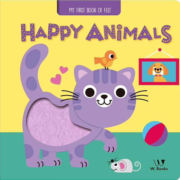 Livro Happy animals - Felt Book
