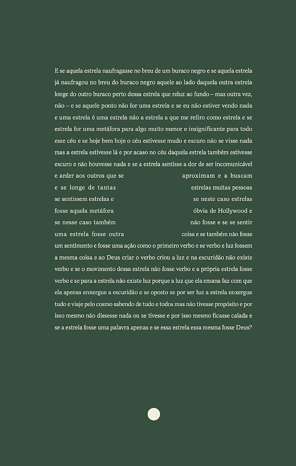 Livro A Imensidão No Furo Da Palavra