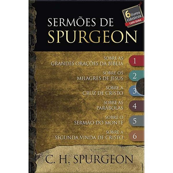 Livro Box - Sermões de Spurgeon - 6 Livros: Seis livros d...