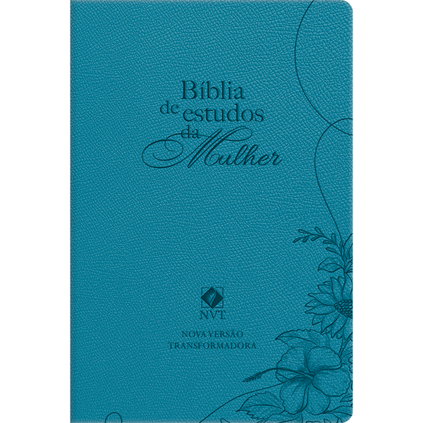 Livro Biblia De Estudos Da Mulher - Azul