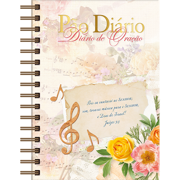 Livro Diário De Oração - Cantarei