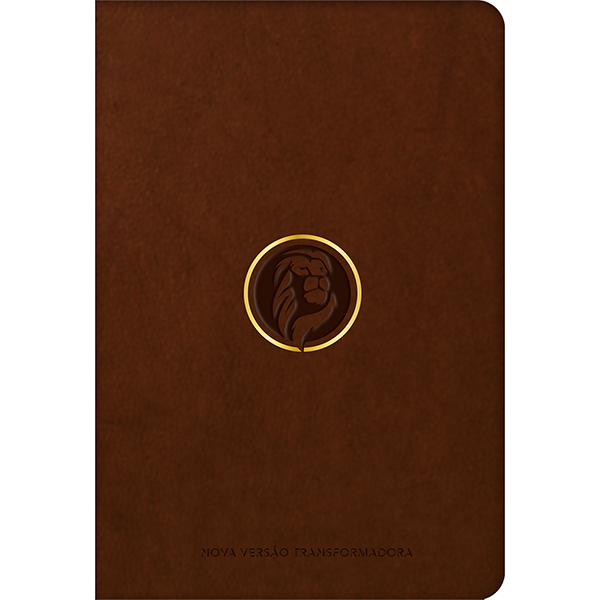 Livro Bíblia Sagrada NVT - Luxo - Marrom