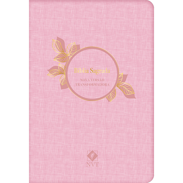 Livro Bíblia Sagrada NVT - Luxo - Rosa