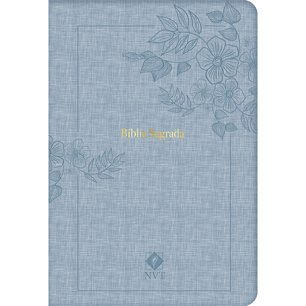 Livro Bíblia Sagrada NVT - Luxo - Azul