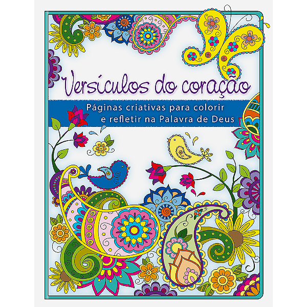 Livro Livro para colorir - versículos do coração: Páginas criat...