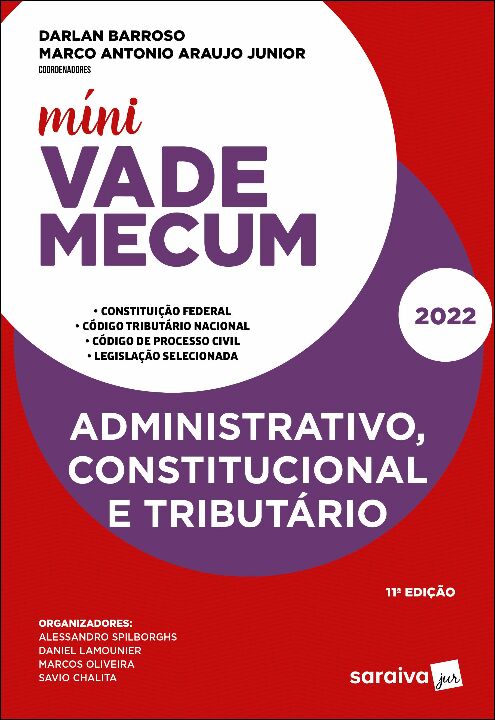 Livro Míni vade mecum administrativo, constitucional e tr...